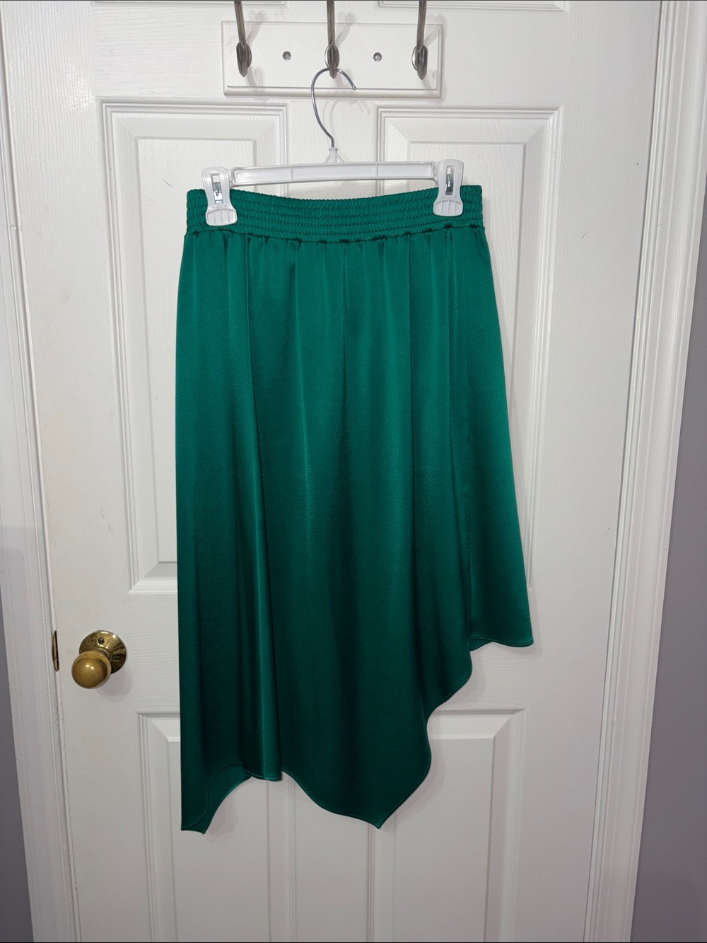 Green Asymmetric Alice and Olivia Women's Skirt
